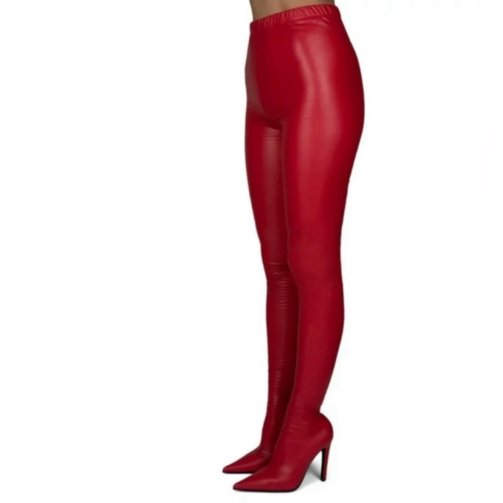 Jeffrey Campbell Pantalones Boots – Red | Size 10 | NEW IN BOX - Picture 2 of 13